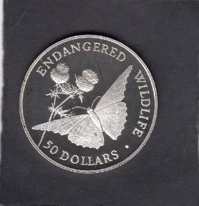 Beschrijving: 50 Dollars WILDLIFE BEE HUMMINGBIRD